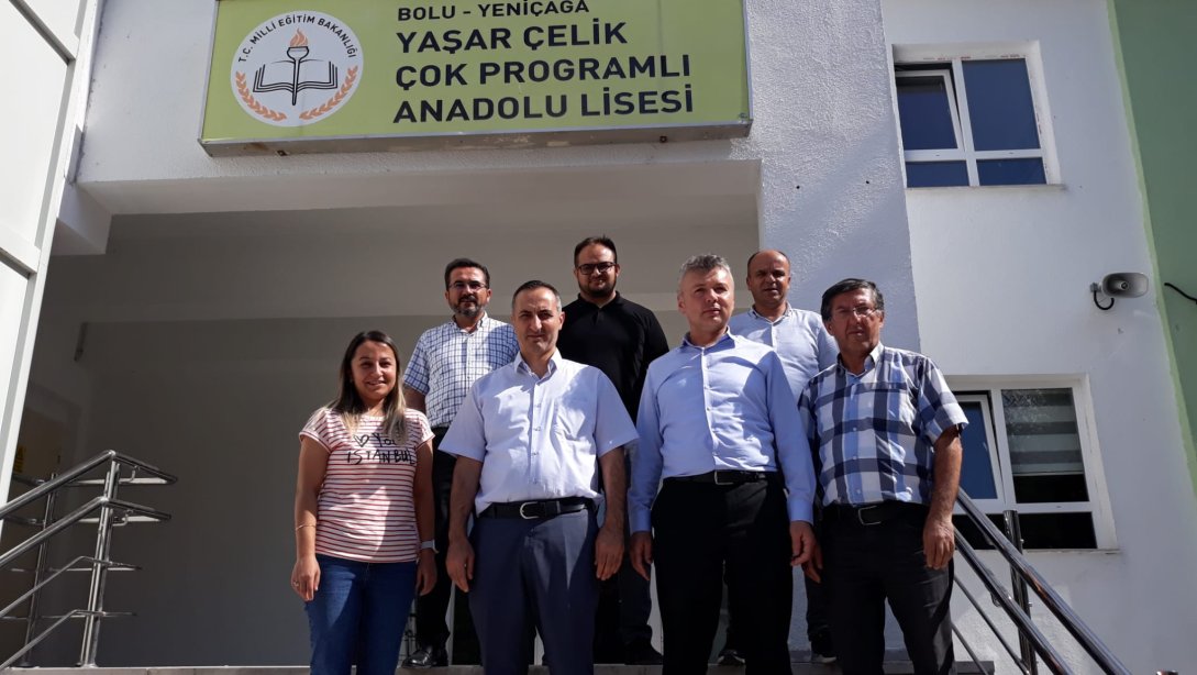 İlçe Milli Eğitim Müdür Vekilimiz Mehmet KAVUNCU ve Şube Müdürümüz İsmail ÖZBAKAN İlçemiz Okul ve Kurumlarına Ziyareti